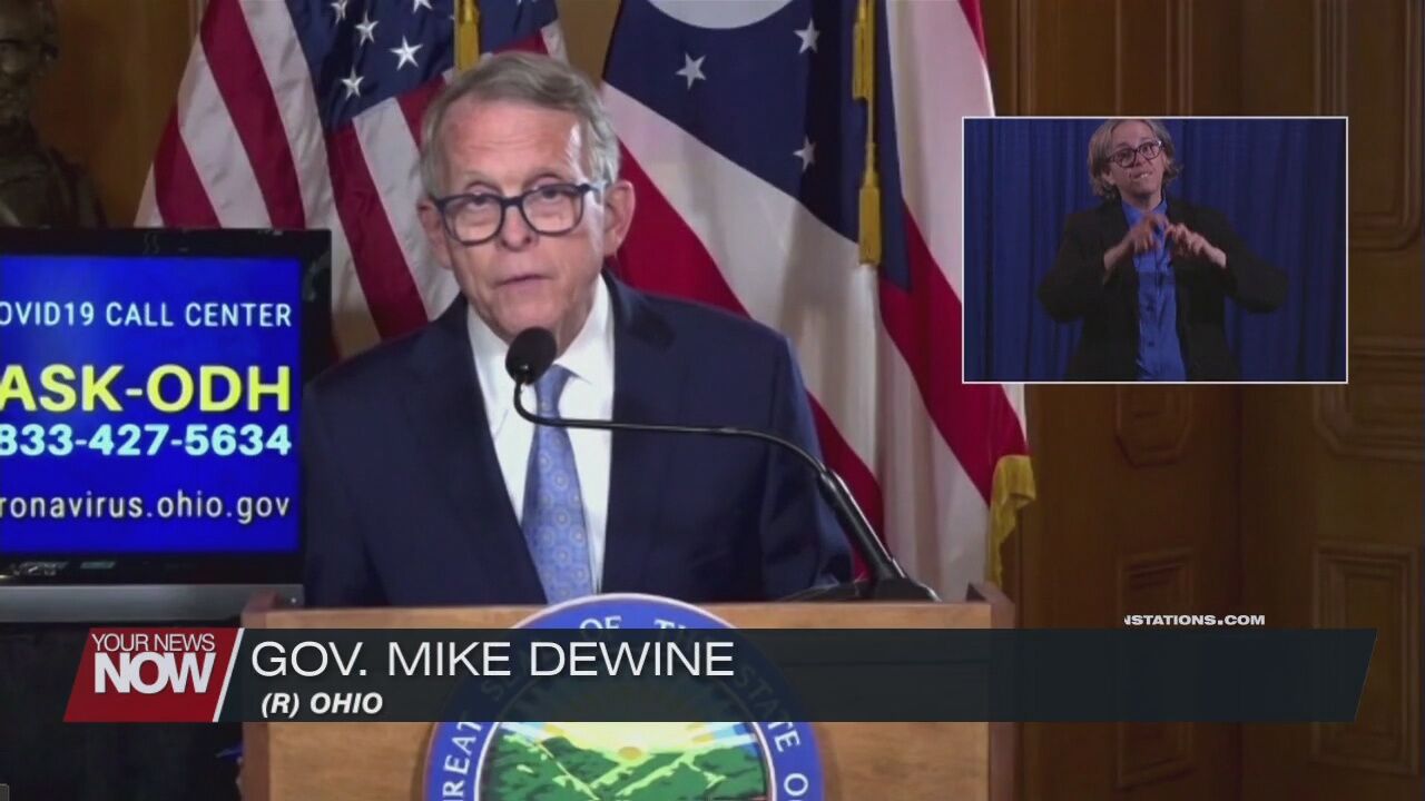 Gov. DeWine clarifies new health orders with amendment